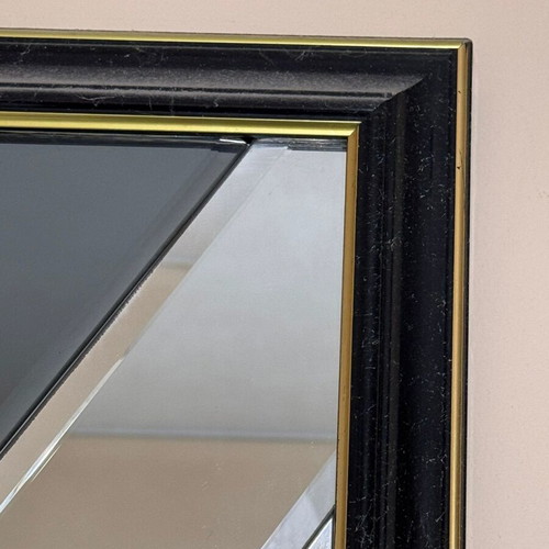 Mirror 155cm x 230cm used with jeweled pieces and black frame