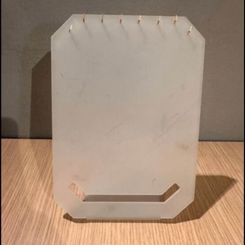 Jewelry stand for necklaces and bracelets used, plexiglass