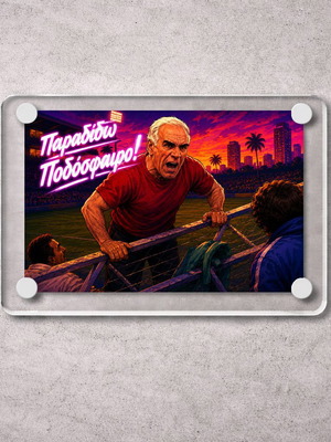 Acrylic fridge magnet "Nikos Alefantos" new, World Cup collection