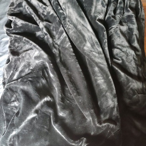 IKEA Klippan black velvet sofa cover