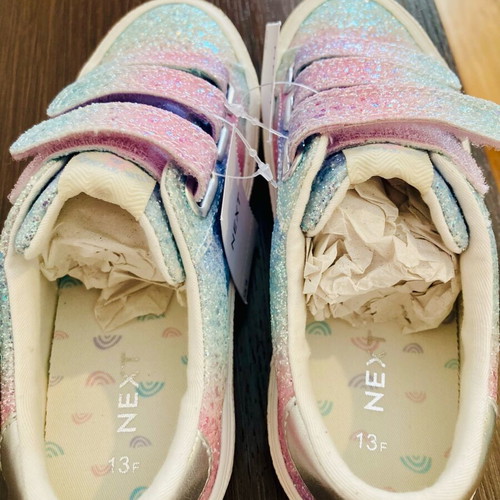 Next kids sneakers new, size 32, multicolor
