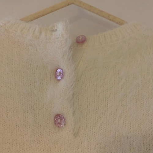 Dpam fluffy pullover for baby girl up to 12 months like new