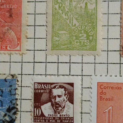 Brazilian stamps like new with unsealed items