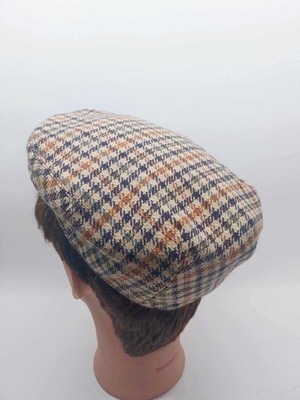 Vintage men's flat cap like new, size 55, colorful