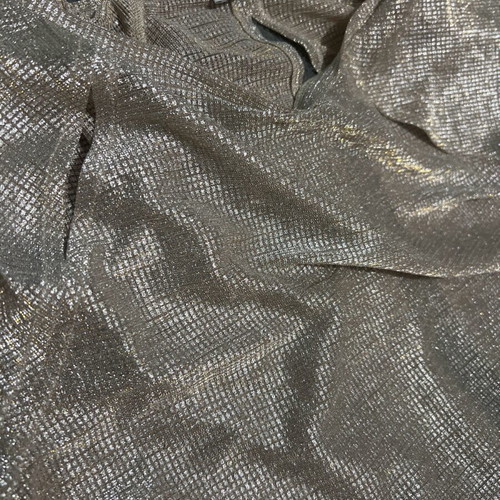 Zara blouse with cutouts like new, gold