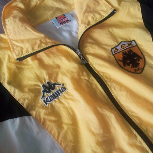 AEK 1995-1996 Collectible Track Jacket used, authentic Kappa