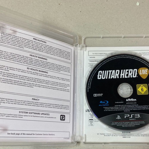 Sony PlayStation 3 Activision Guitar Hero Live In good condition Price 8 Euros