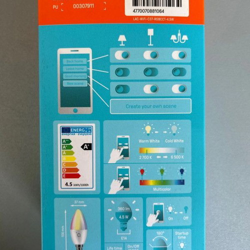 Acme Smart Led Bulb Multicolor New