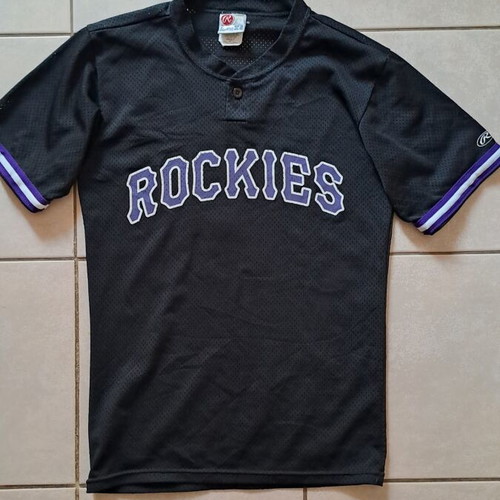 Vintage Colorado Rockies MLB Batting Practice Jersey XS, like new