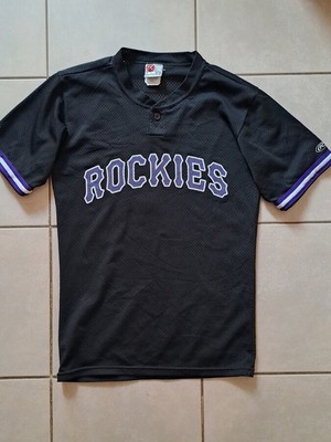 Vintage Colorado Rockies MLB Batting Practice Jersey XS, like new