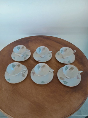 Porcelain cups Alka Bavaria, 6 pieces, like new
