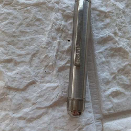 Collectible pocket stamp pad used, length 7.5 cm, non-functional
