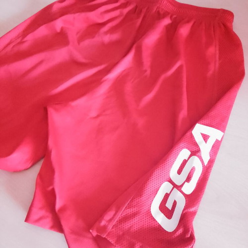 Olympiacos basketball shorts used, size L