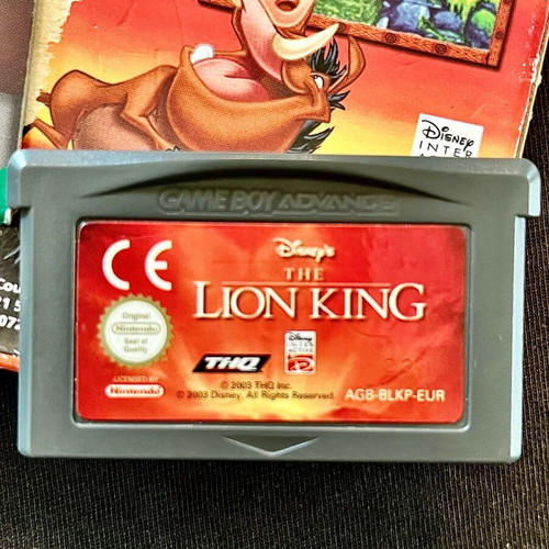 Game Boy Advance The Lion King μεταχειρισμένο με βιβλιαράκι οδηγιών