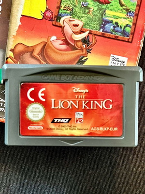 Game Boy Advance The Lion King μεταχειρισμένο με βιβλιαράκι οδηγιών