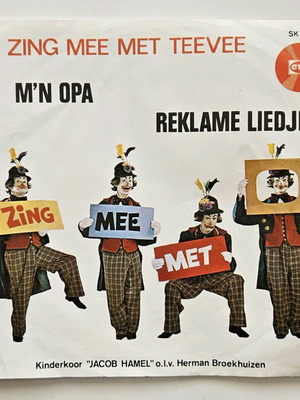 Zing Mee Met Teevee vinyl single used 7" edition 1968