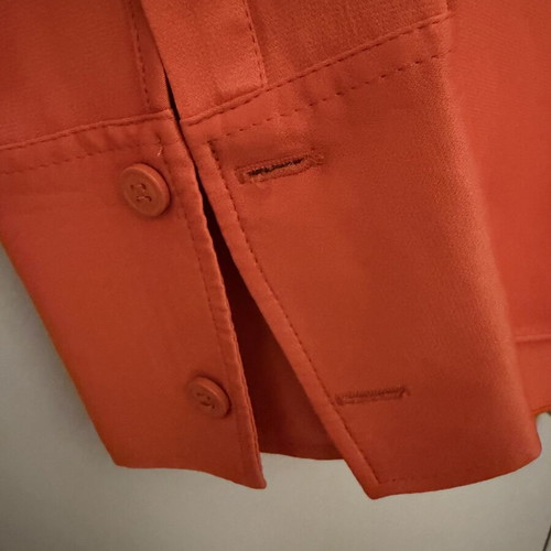 Zara satin shirt size M like new, orange