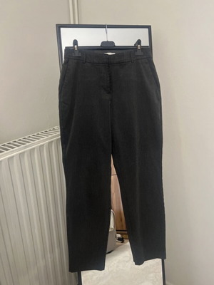 H&M fabric pants like new, dark gray, size L