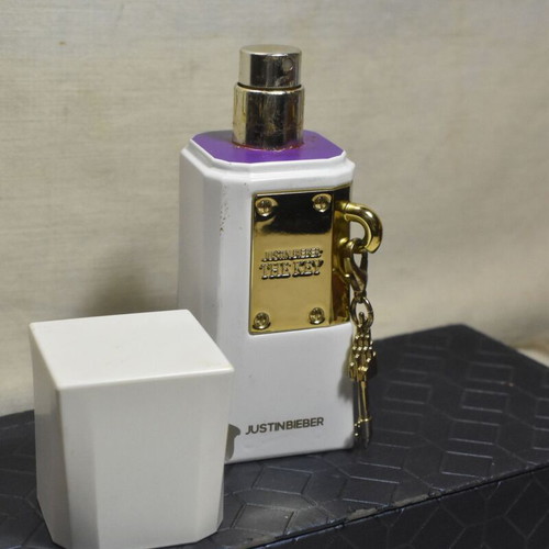 Justin Bieber The Key Eau de Parfum 30ml used empty collectible bottle