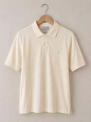 Trussardi Polo Shirt like new, soft yellow, 100% cotton, size M