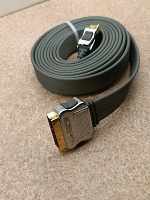 Καλώδιο SCART Techlink WiresCR Scartflex 3μ σαν καινούργιο, επίχρυσο