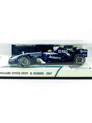 Williams Toyota FW29 Nico Rosberg 2007 1:43 Minichamps model new