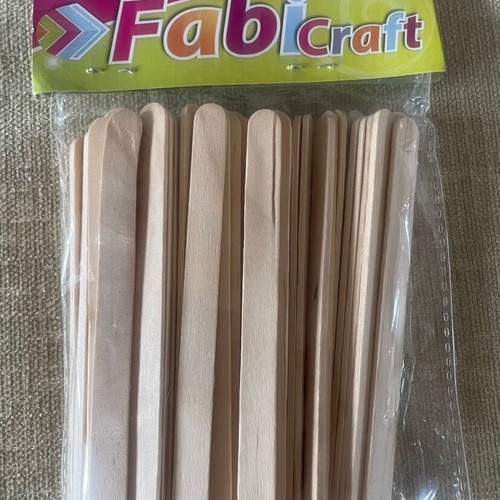 Fabricraft craft sticks, 60 pieces, 10mm x 14mm