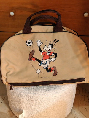 Travel sack 1970s new, beige