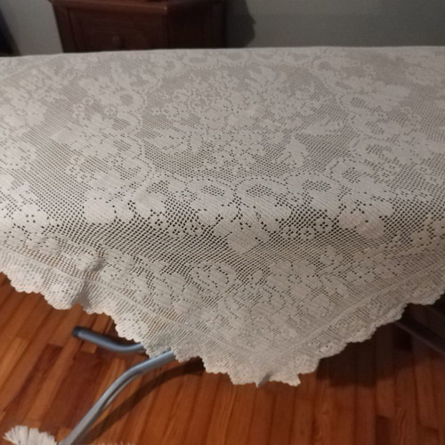 Crocheted tablecloth new