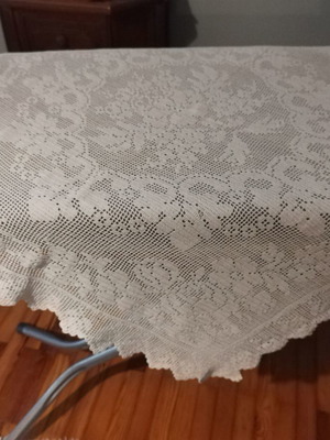 Crocheted tablecloth new