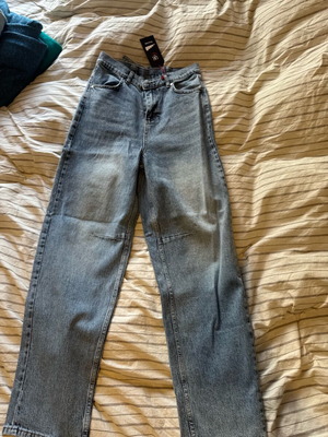Trendyol high-waisted jeans new, size small, blue