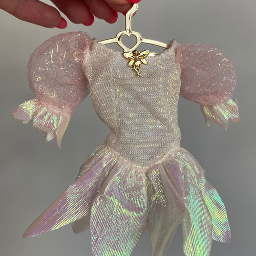 Hasbro Fairy Princess Sindy Dress 1990s used, sparkling white