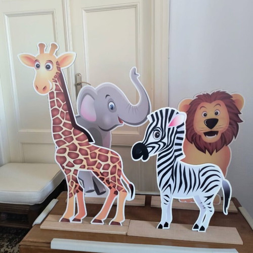 Jungle Baptism Decoration Set like new