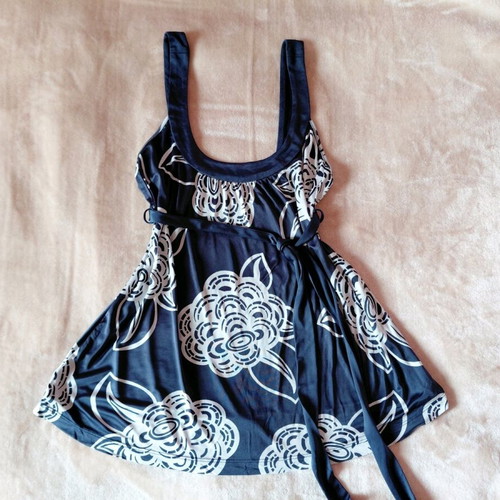 Mango top used, blue, size S, silky satin fabric