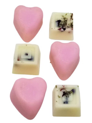 Σετ 6 τεμ. wax melts από κερί σόγιας με άρωμα Lolipop και Άγρια Ορχιδέα