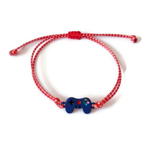Martaki bracelet with Playstation controller design new, blue