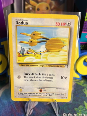 Doduo LC Pokemon card vintage EX condition