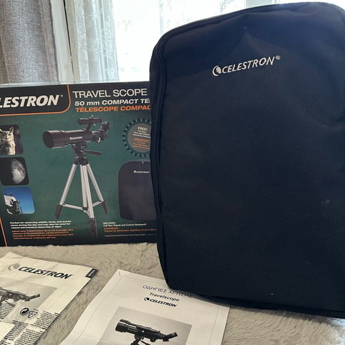 Celestron telescope new with equipment and accessories