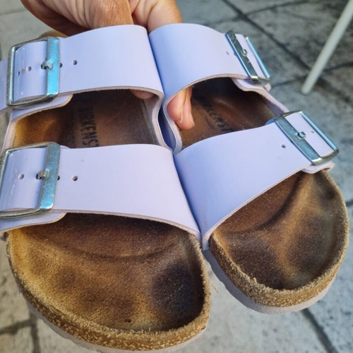 Birkenstock σαγιονάρες μεταχειρισμένες, μέγεθος 37, ροζ