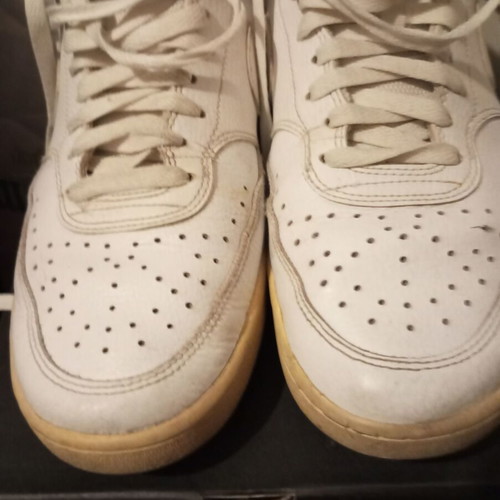 Nike men's shoes used, white, size 42