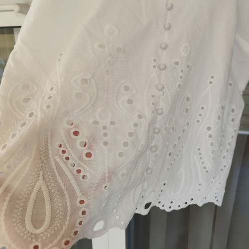 Shein white top with straps like new XL