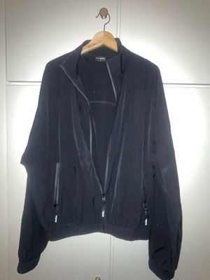 Bodytalk unisex windbreaker jacket black, like new, size L