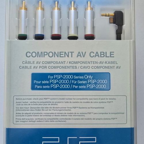 Sony PSP-2000 Official Component Cables new, sealed