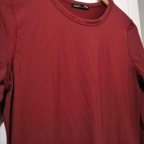 Midi lycra dress burgundy new size M