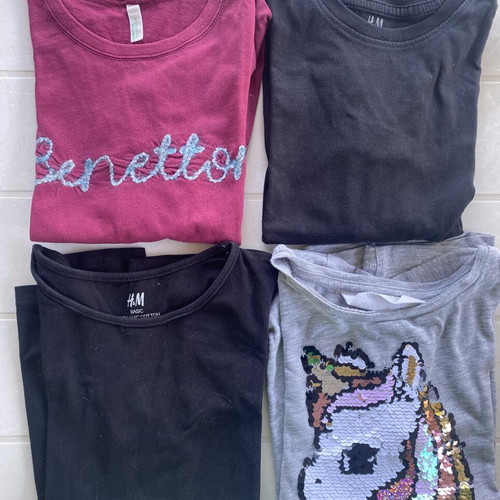 Zara kids' clothing bundle with multicolor tops and pants