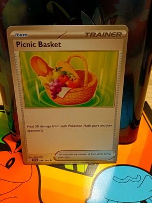 Picnic Basket Σαν καινούργιο (SVI 184) Scarlet and violet singles