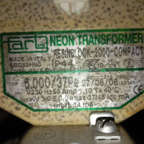 Used SIET waterproof transformers pack of 6
