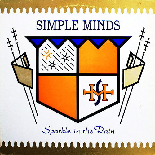 Simple Minds Sparkle In The Rain vinyl record used, punk