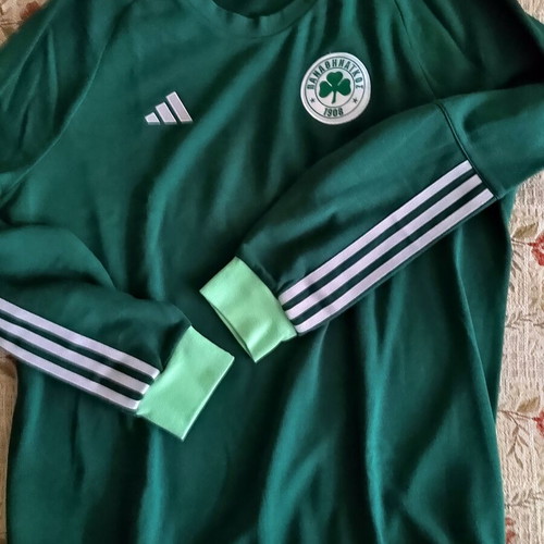 Panathinaikos Authentic Adidas Training Sweatshirt 2023-24 Like New