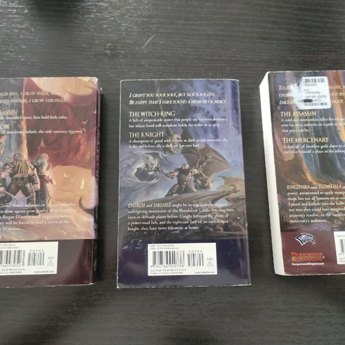 DnD Fantasy Trilogy "The Sellswords" by R.A. Salvatore used